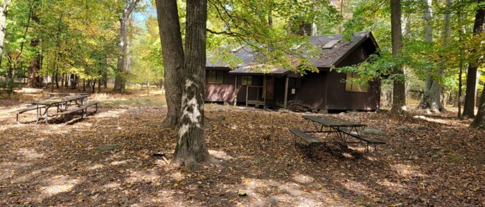 Our Cabin & Tent site at Camp Alpine