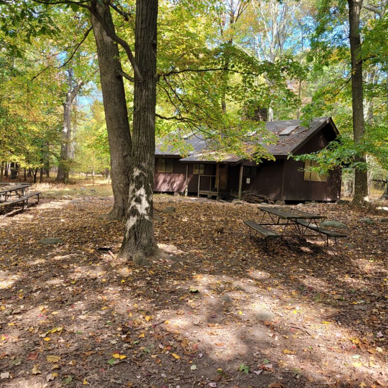 Our Cabin & Tent site at Camp Alpine
